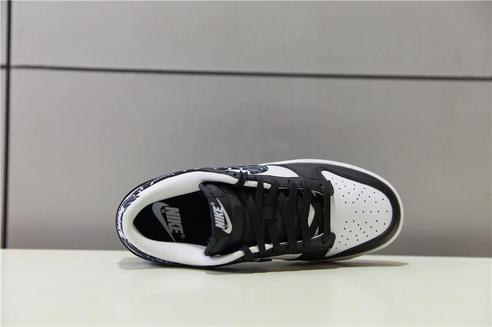 Pk God Nike Dunk Low Black Paisley retail materials ready to ship